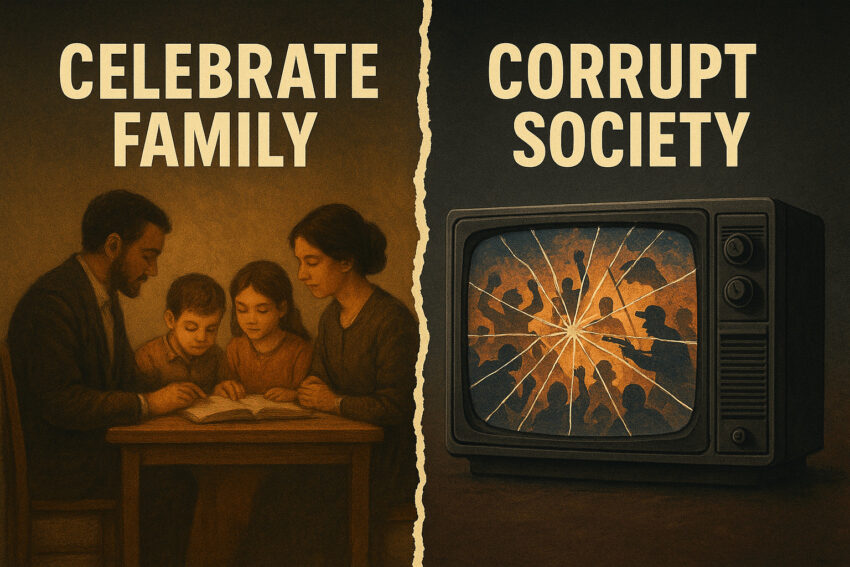 celebrate Family Reject Corrupt Society.