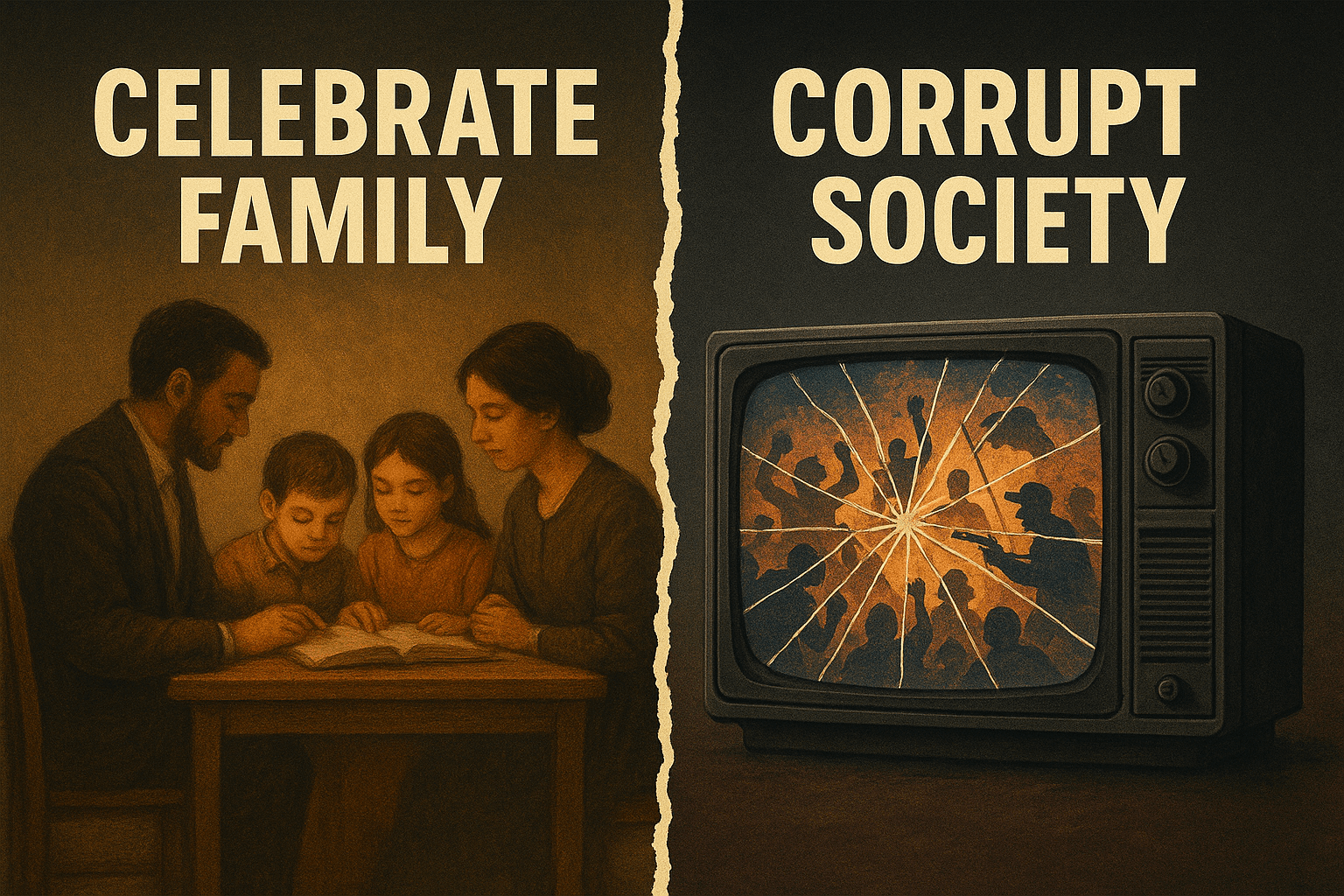 celebrate Family Reject Corrupt Society.