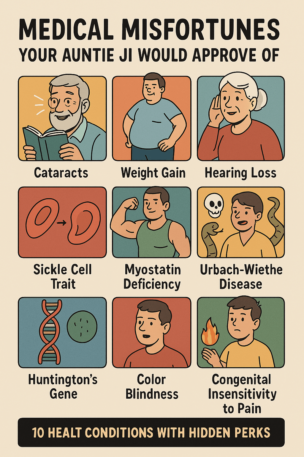 Health conditions and its perks